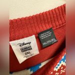 Disney  women’s Red and Blue Knit Christmas Sweater size 2xl Photo 3