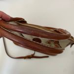 Dooney & Bourke Cream Leather Cross Body Top Handle Bag Photo 6