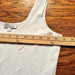A'nue Thin Strap Tank Stretchy White Women's Size Petite Small Made in USA NWT Photo 7