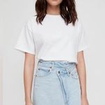 AGOLDE Criss Cross Jeans Skirt in Broken 25 New Womens Denim Mini Photo 12