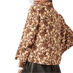 Free People Cali Floral Print Boxy Single Breasted Blazer Photo 3