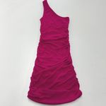 L Space x Revolve Dress Womens X Small Pink Alana One Shoulder Ruched Mini Size XS Photo 4