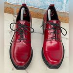 Opening Ceremony  Grunge Oxfords red- burgundy shoes size 39/8 Photo 1