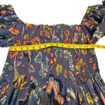 Velvet Tees Velvet by Graham & Spencer Blue Floral Smocked  Mini Dress - Size L Photo 5