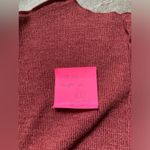 Urban Outfitters  Boxy Oversize V-neck Long Sleeve Pullover Top Red Burgundy XS Photo 5