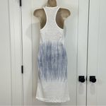 Splendid  Alessia Midi Dress Tie Dye Sleeveless White Blue Small New Vacay Beach Photo 3