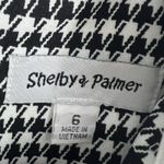 Shelby & Palmer  Houndstooth Black White Dress 6 Preppy Rockabilly Classy Retro Photo 1