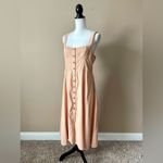 We Wore What  | Peach Harper Midi Dress Sz L Photo 3