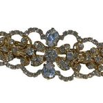 Bridal hair clip gold rhinestone‎ NeW fancy elegant accessories Photo 0