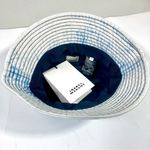 Isabel Marant Giorgia Embroidered Acid Wash Denim Bucket Hat Tie Dye NWT 58 cm L Photo 8