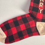 Maurice's Holiday Season MERRY Style Crew Socks Accessories Sz OS NWT Photo 3
