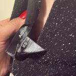 AQUA  NWT black glitter jumpsuit woman size XS pockets stretch Photo 8