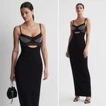 Rachel Gilbert Stephanie Hartley Embellished Corset Gown Black Size 10 US Photo 12