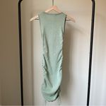 LIONESS / Princess Polly Military Minds Mini Ruched Side-Tie Dress in Sage Green Photo 1