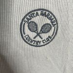 Wild Fable  Baby Blue Lettuce Hem Crop Santa Barbara Country Club Shirt Large Photo 1