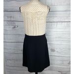 J.Crew  Dress Womens 4 Polka Dot Pencil Skirt Sleeveless Ruffle Button Top Silk Photo 3