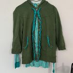 BKE Olive & Teal Utility Jacket w/ Hood & Long Sleeve Top Sizes Medium & Large Photo 0