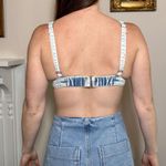 Wild Fable Triangle Cup Cotton Denim Tank Top -  Acid Wash Floral Size XS Photo 4