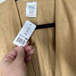 Woolrich New  Tan black red  Knit Shawl one size fits all Photo 4