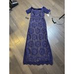 Tadashi Shoji NEW Rosina Off Shoulder Circular Lace Gown Size 10 AZE17702L Photo 3