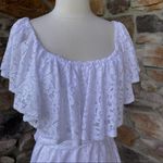 Lane Bryant Plus Size White Lace Off Shoulder Midi Dress Photo 10