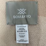 SOIA & KYO  Woven Scarfigan with Fringe Scarf Shawl Wrap Cardigan Photo 3