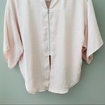 Anthropologie Hei Hei by Anthro. Tie-Front Zip Up Jacket Pink Sz Small Photo 3