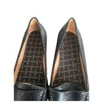 Vionic  Chill Larrun Loafers Black Leather Snake Print Pull On US 7 Photo 1