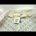 Miami  Brand lace wrap white cotton blend S/M Photo 3