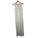 Boutique  White Crochet Maxi Swim Coverup M Photo 1