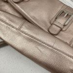 B Makowsky B. Makowsky Metallic Rose Gold Leather Crossbody Purse Photo 2