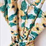 NWT Cupcakes and Cashmere Floral Tie Waist Dress Green Size M Photo 7