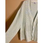 ZARA Blue, Green & Yellow Oversized Cardigan Sweater Size Large Photo 4