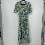 Abel the label  Anthropologie Osaka Floral High Low Midi Dress size M Cottagecore Photo 2