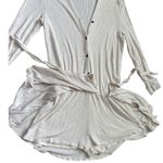 Free People Beach Stretchy Skirted Lively Romper in Natural Size Small Photo 10