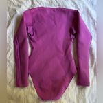Seea Magenta Long Sleeve one piece swimsuit surf small Purple Photo 4