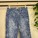 LOGO By Lori Goldstein  Boho Paisley Print Relaxed Straight Leg Pants size 6 Photo 4