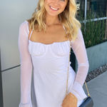 Princess Polly  White Mini Dress Photo 0