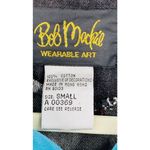 Bob Mackie Wearable Art Vintage Embroidered Black Denim Jacket Small Maximalist Photo 3