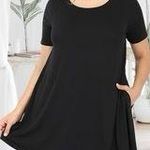 Zenana Premium Tunic Top Black 3XL Photo 1