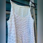 CP Shades  Lia linen/cotton/silk white pink pattern midi dress size/xs Photo 2