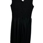 Go Fish Milan Smoked Dress Size S Black Photo 2
