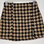 House of Harlow  1960 WOMEN MINI SKORT‎  TWEED Houndstooth SIZE Small Photo 0