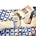 Vineyard Vines  Blue Tie Dye Ikat Square Print Shorts Size 0 NWT Photo 10