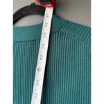 DKNY  Women's Ribbed Knit Sweater Dress Green Medium Photo 5