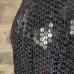 ROBERT Anthony vintage black gold sequins beaded full length dress size 4 Black Photo 5