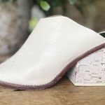 Tibi White Leather Open Toe Mules Cork Block Heel Sandals Size 39 US 8.5 Photo 0