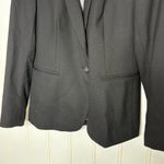 J.Crew  Parke Blazer Wool Flannel Black Size 6 Photo 7