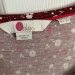 Boden Talia Jersey Maroon Floral Long Sleeve Dress size 8R Red Photo 6