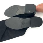 Genuine leather faux suede over the knee High shaft boots winter shoes combat boots Black Size 6 Photo 10